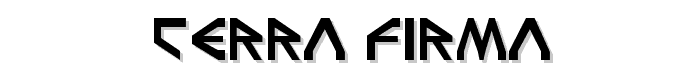 Terra Firma font